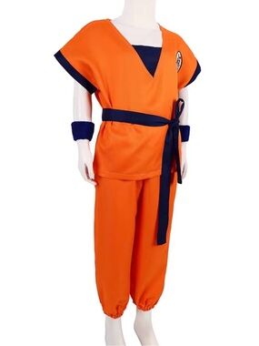 Kids Orange and Blue Boys Belted Costume(Size XL)
